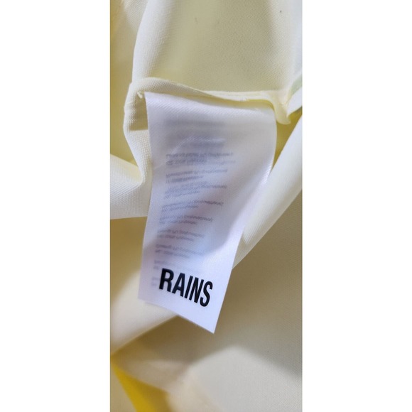 RAINS Curve Women's Jacket - Size Small - Straw Yellow - NWT - MSRP$140 - Picture 7 of 10